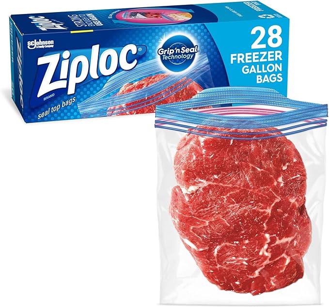 Ziploc one gallon freezer bags