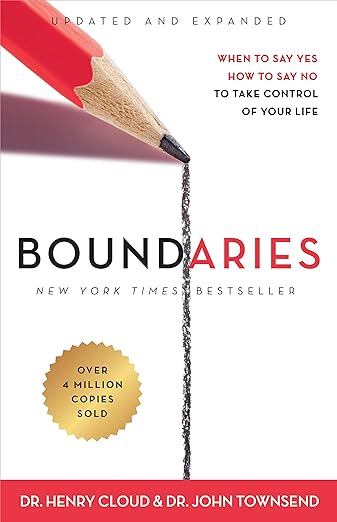 A book written by Dr. Henry Cloud, Boundaries. A great book for Fathers and Mothers.