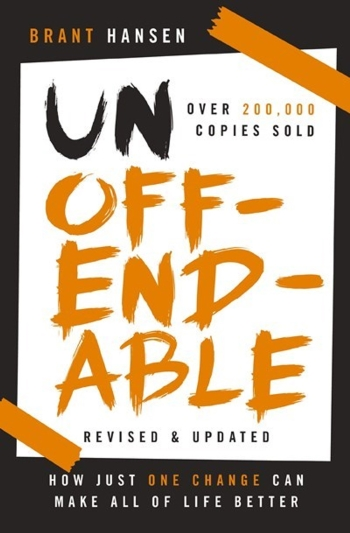 An amazing book called "Unoffendable" written by Brant Hansen.